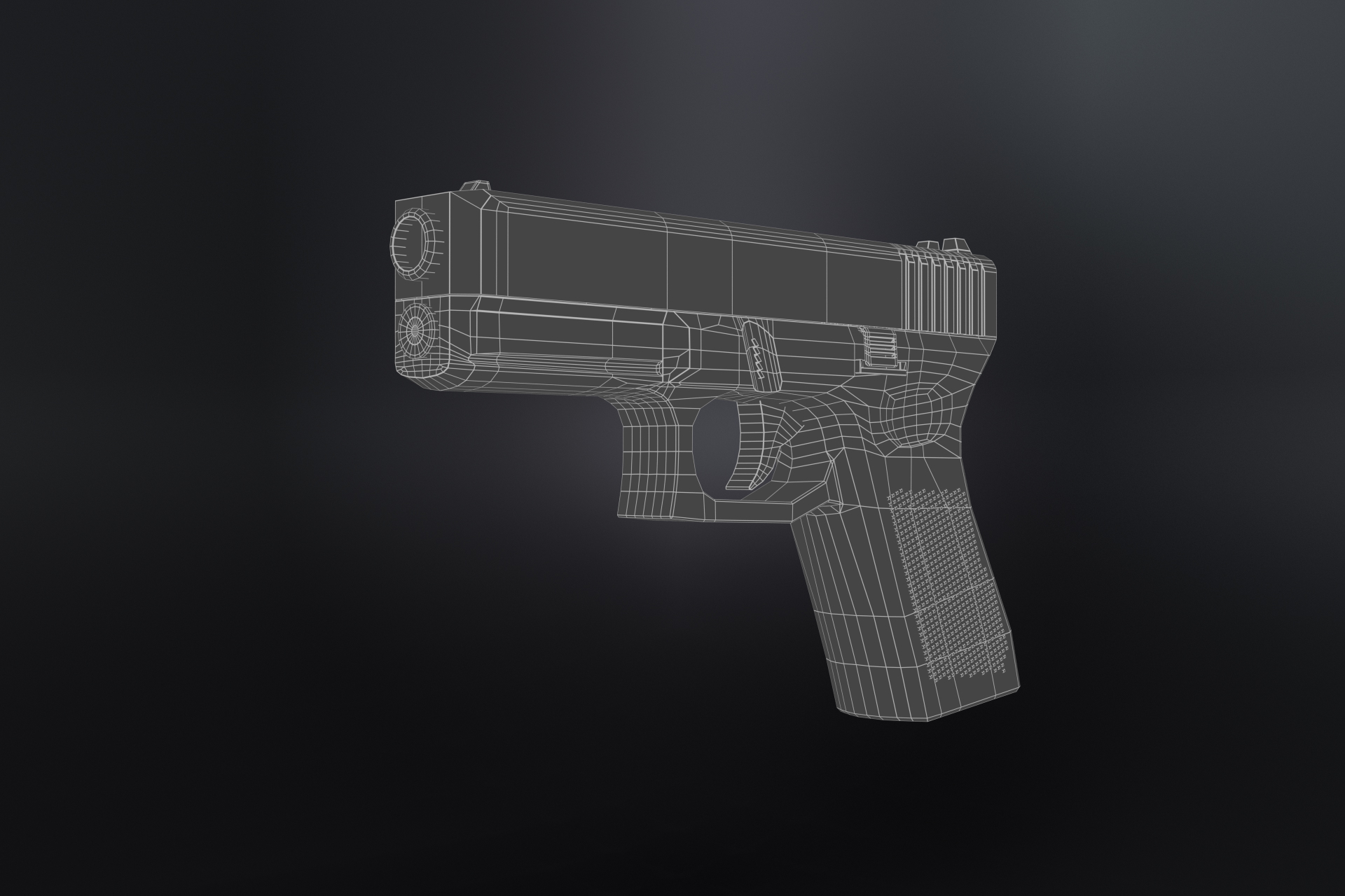 Glock 17 Gen5 — Wireframe